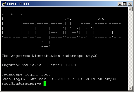 System Console access using Putty